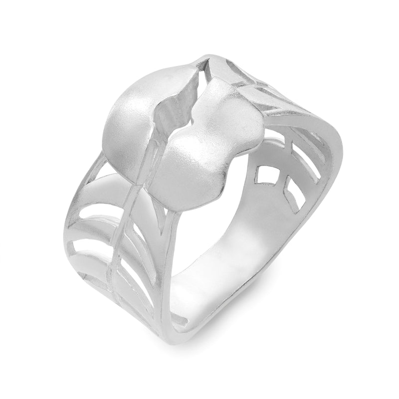 Beso Leaf Ring