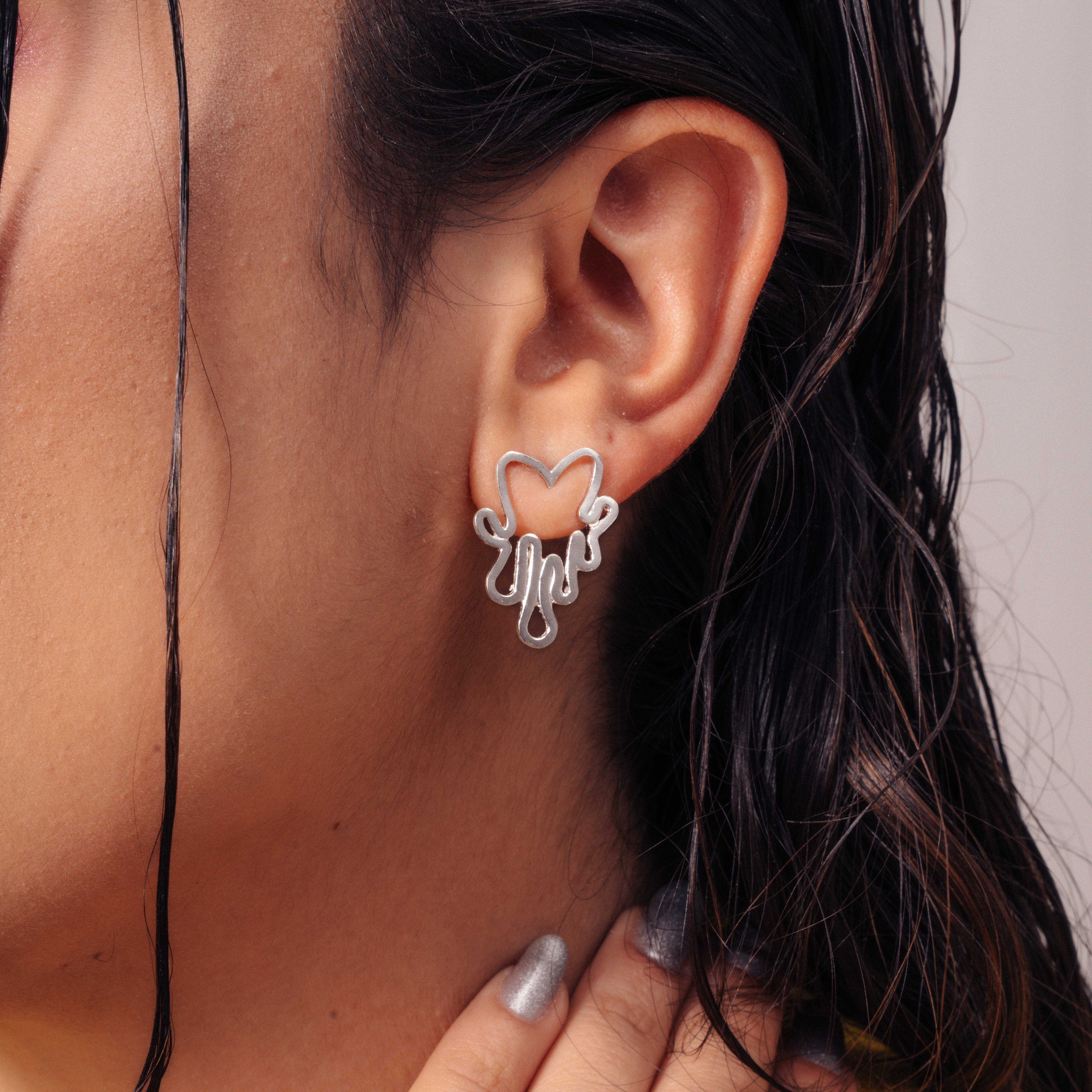 Bleeding Inverted Earrings