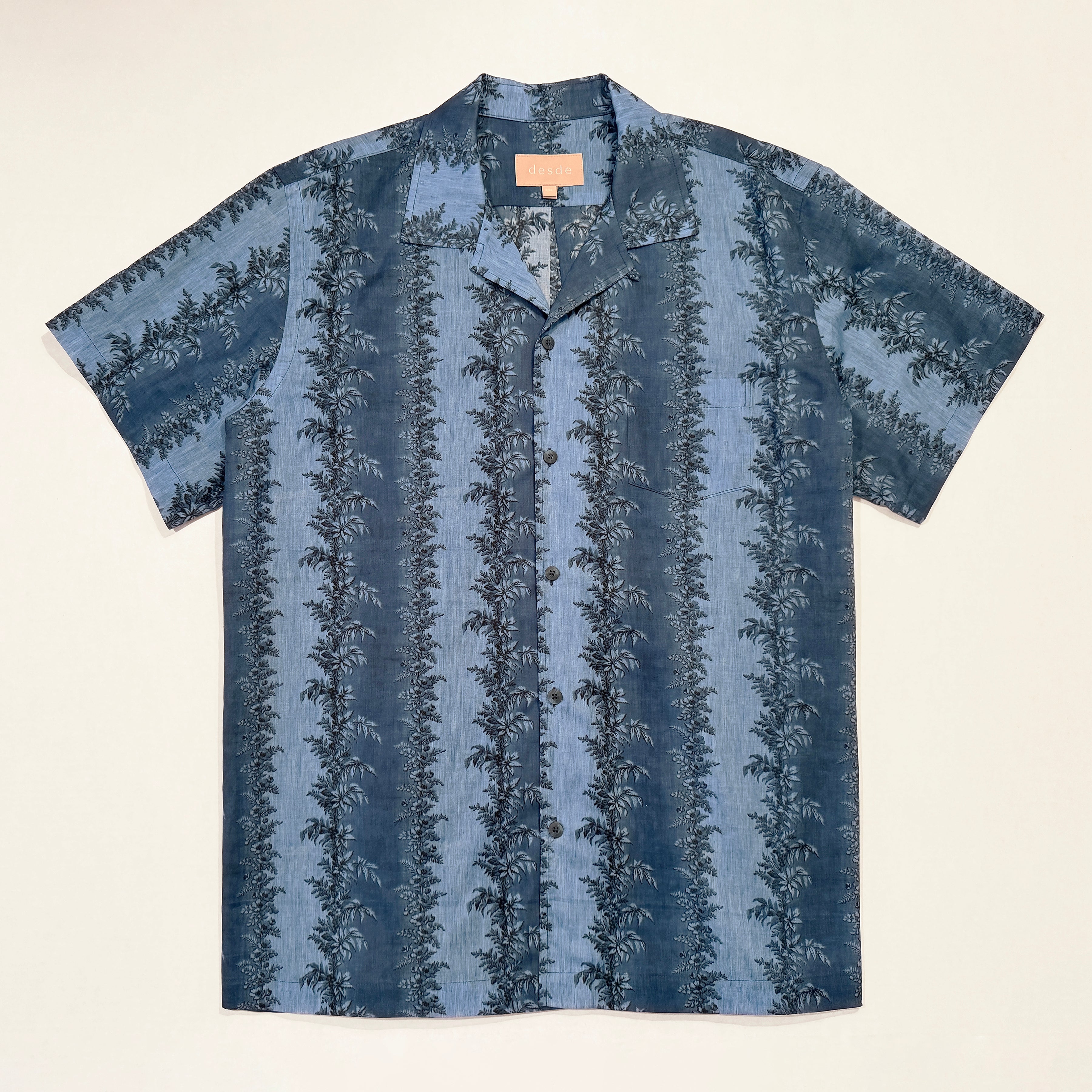 Camp Shirt: Floral Stripe