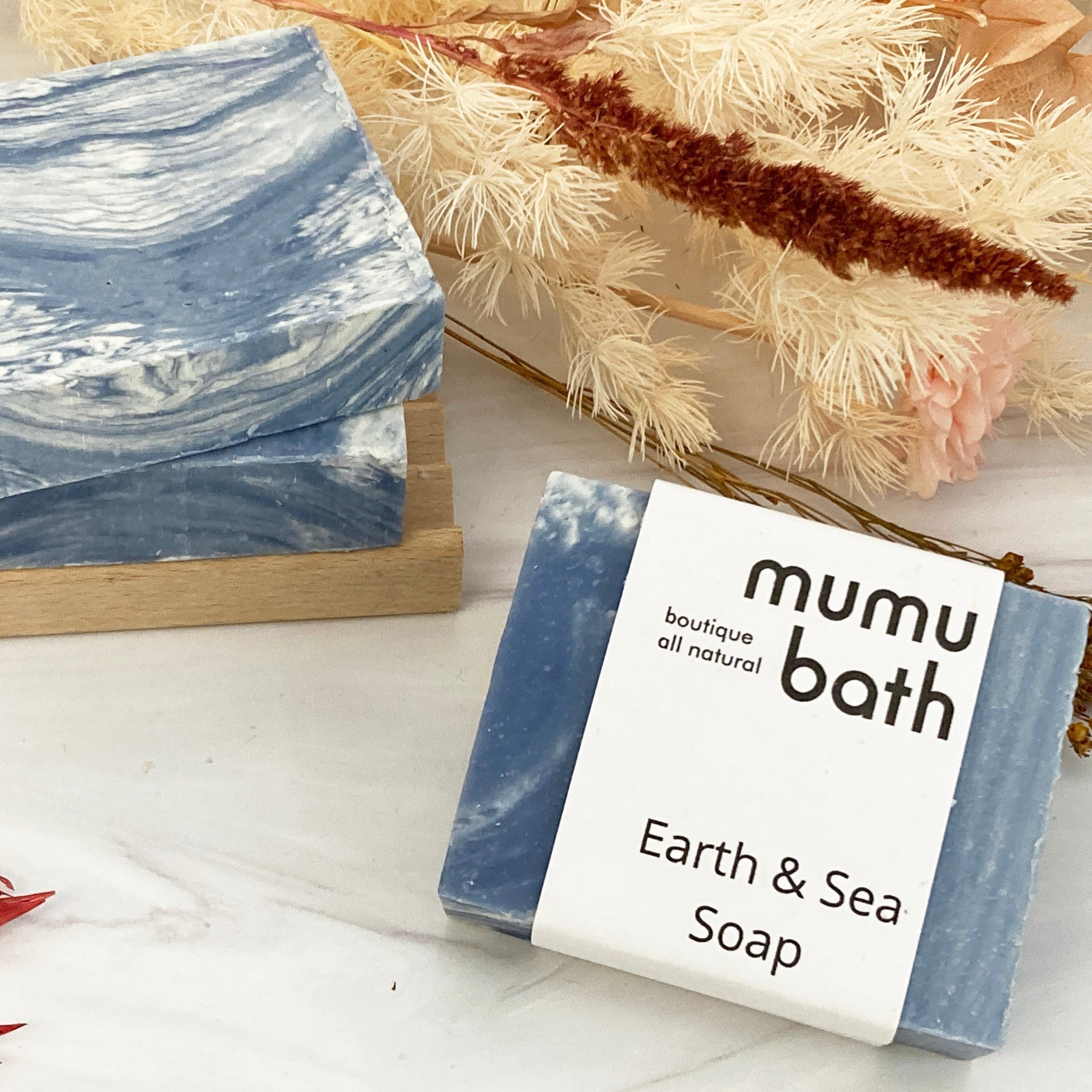 Earth & Sea Soap Luxurious Ocean-Inspired Cleansing Bar by Mumu Bath