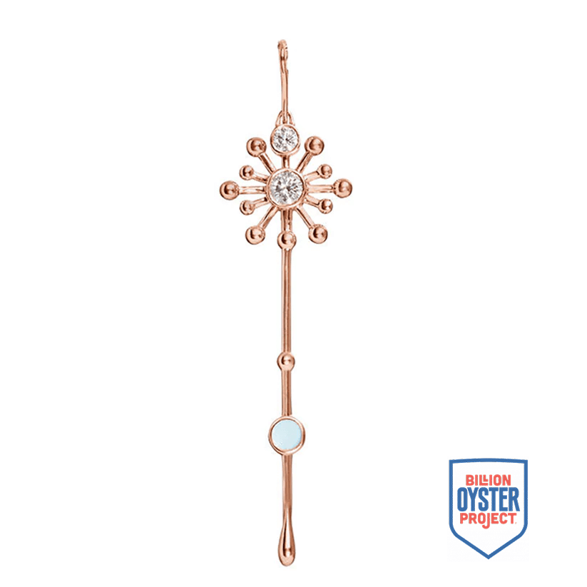 Light Wand Pendant in Rose Gold