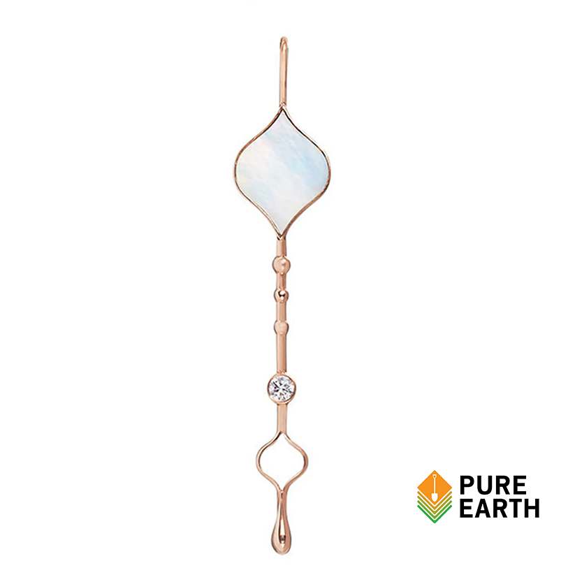 Unity Wand Pendant in Rose Gold