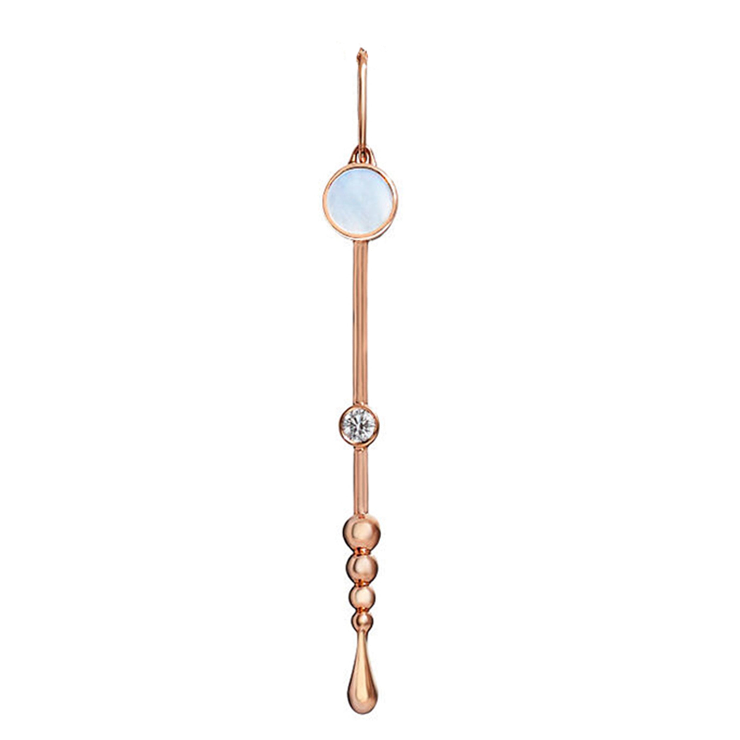 Loyalty Wand Pendant in Rose Gold