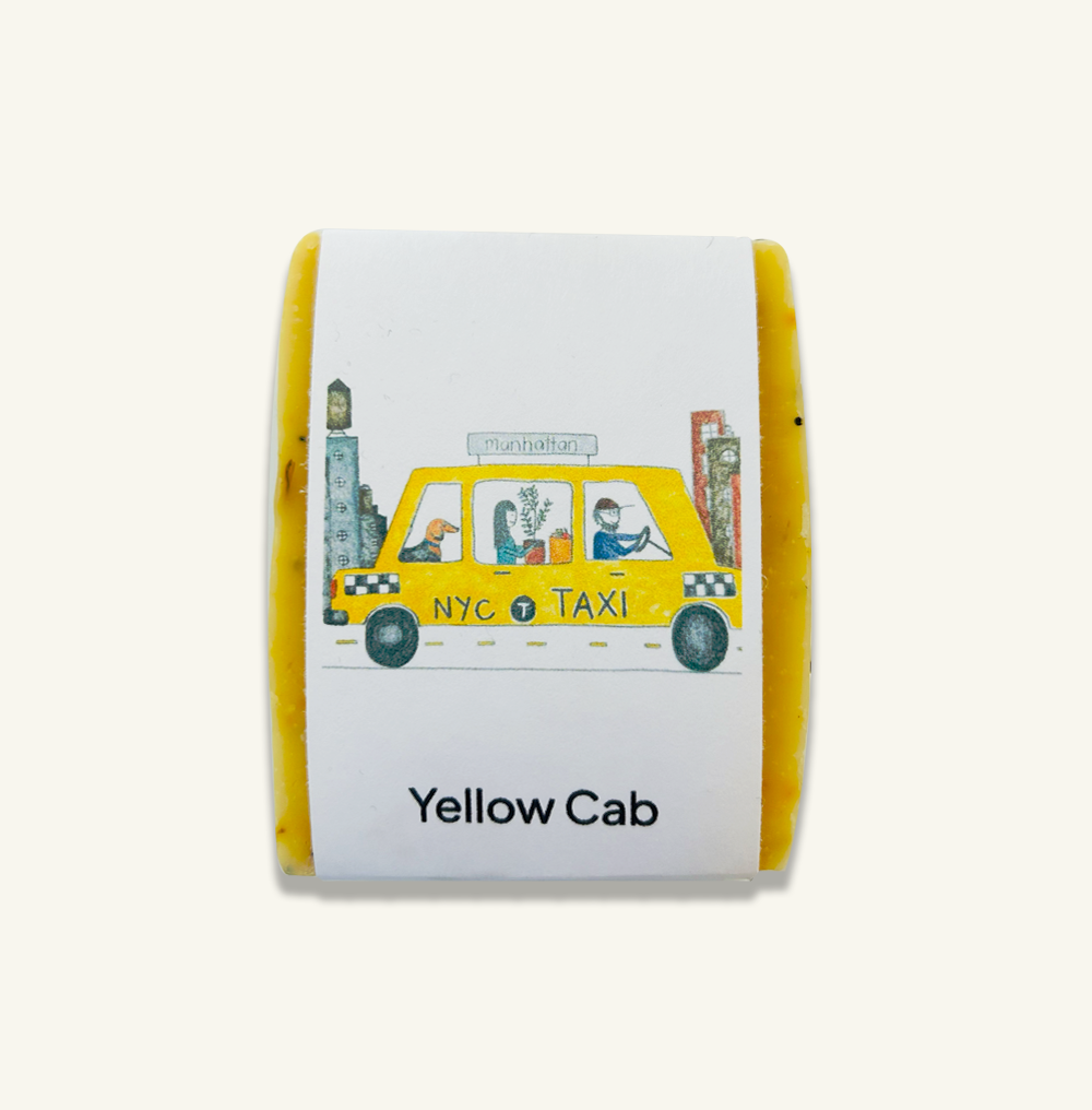 Yellow Cab Soap bar product made by Mumu Bath