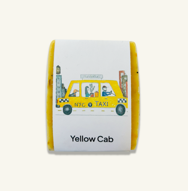 Yellow Cab Soap bar product made by Mumu Bath