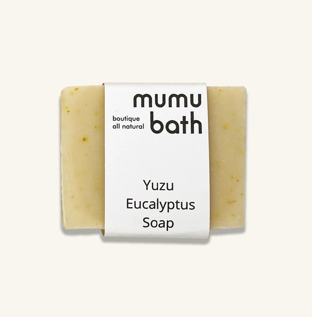 Yuzu Eucalyptus Soap, boutique all natural product by Mumu Bath