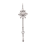 Light Wand Pendant in 18k White Gold