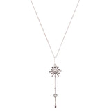 Light Wand Pendant in 18k White Gold