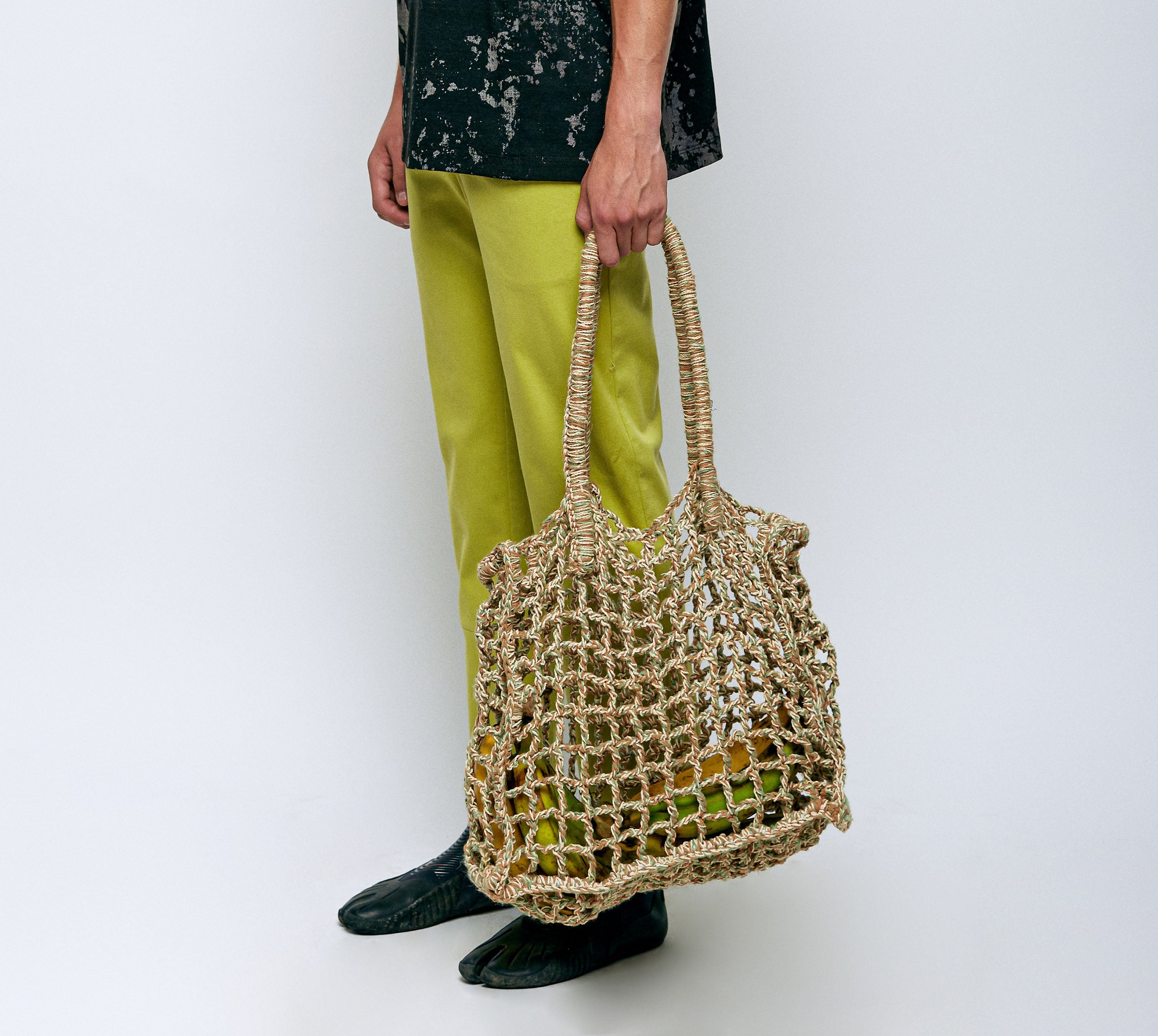 “SACK” MESH HANDBAG