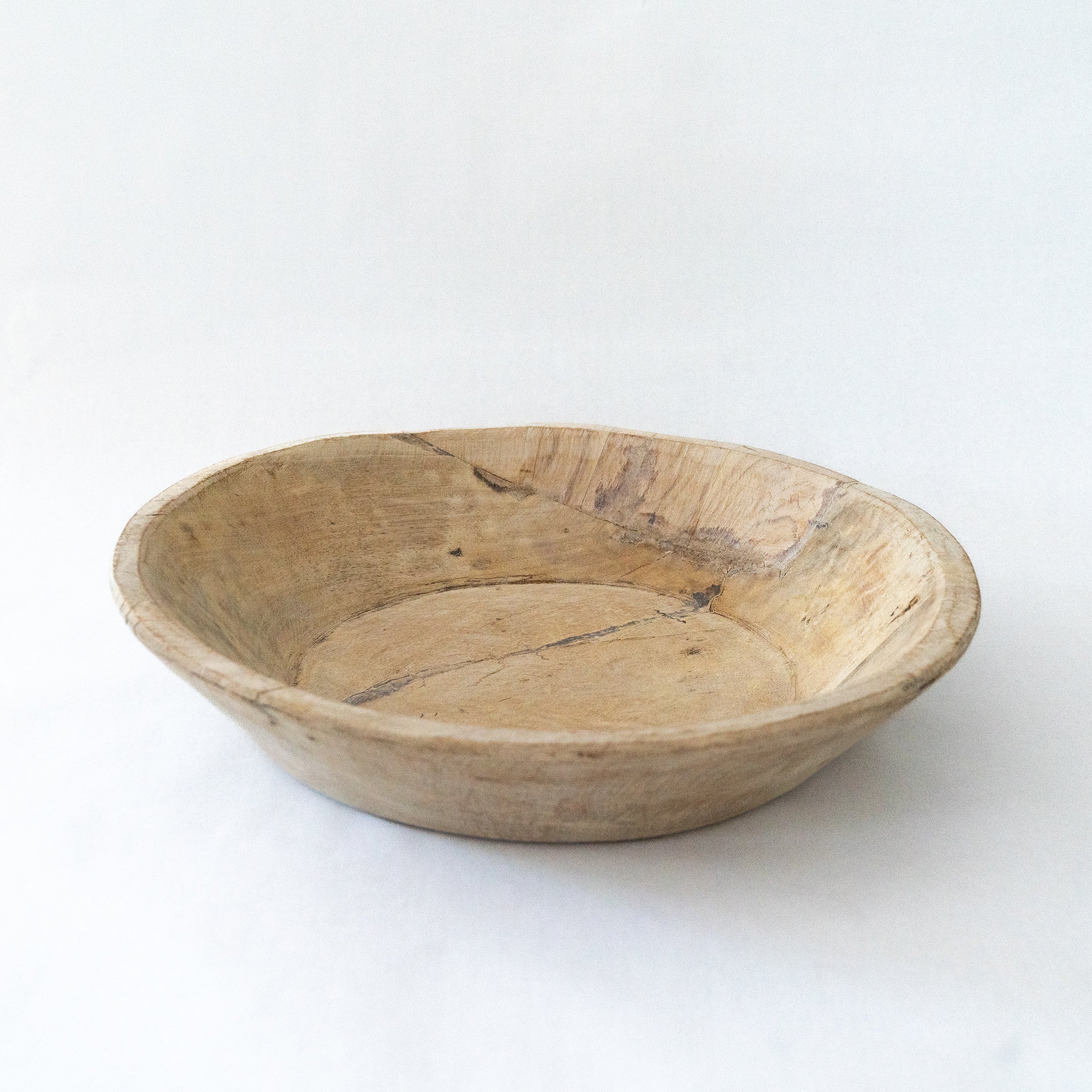 Antique Wooden Dough Bowl