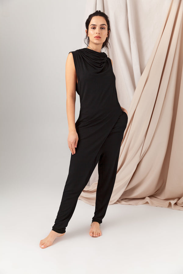 Lâcher Prise jumpsuit black Side look